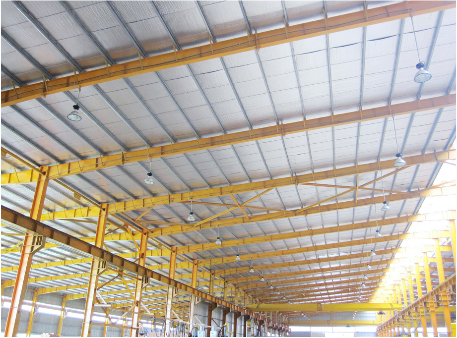 鋁箔氣泡隔熱膜如何在鋼結(jié)構(gòu)廠(chǎng)房安裝使用？！